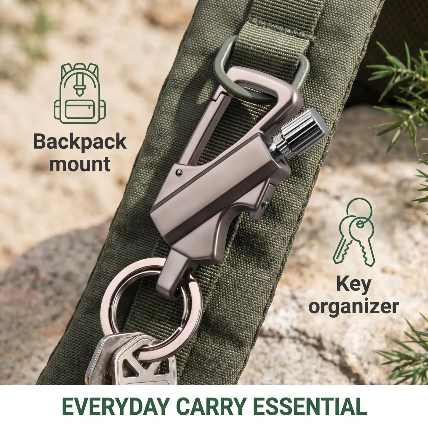 Waterproof Metal Keychain Tool